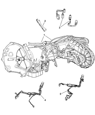 Wiring - Transmission - 2009 Dodge Ram 5500