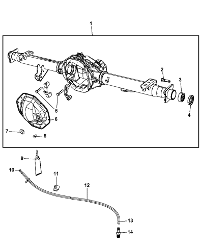 2008 dodge ram 1500 rear differential