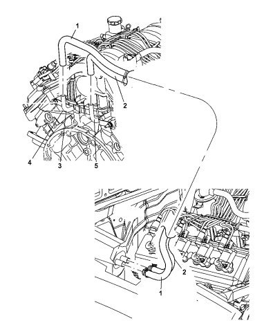 2002 Jeep Grand Cherokee Heater Hose Diagram