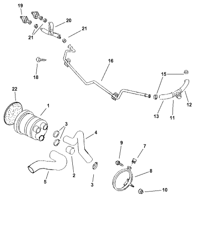 Air Injection Plumbing - 1997 Dodge Ram 1500