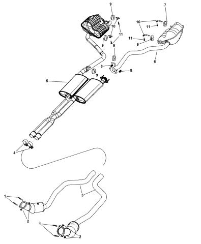 Exhaust System - 2014 Dodge Charger