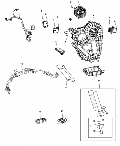 aa Genuine Mopar Evaporator Air Conditioning