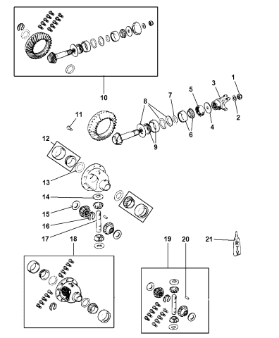 Differential - Front Axle - 2005 Jeep Wrangler