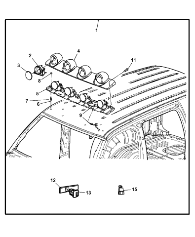 2006 jeep liberty light bar