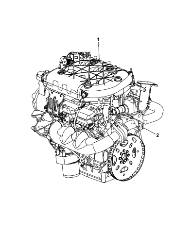 Engine Assembly & Identification - 2007 Chrysler Sebring