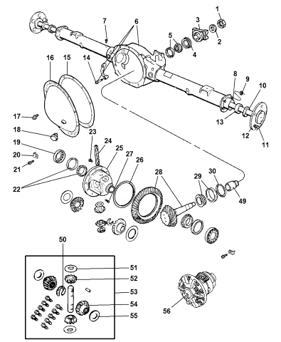 dodge ram 1500 rear differential