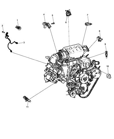 Sensors - Engine - 2015 Dodge Journey