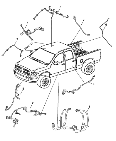 56051970af Genuine Mopar Wiring Body