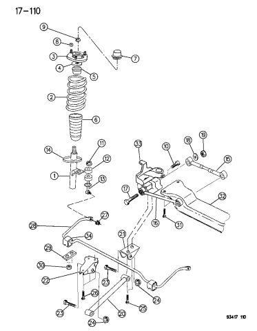 Suspension - Rear - 1996 Dodge Intrepid