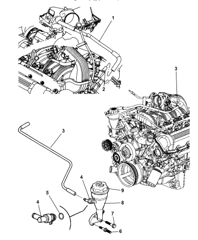 Crankcase Ventilation - 2007 Jeep Grand Cherokee