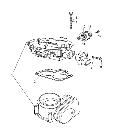 dodge ram throttle body