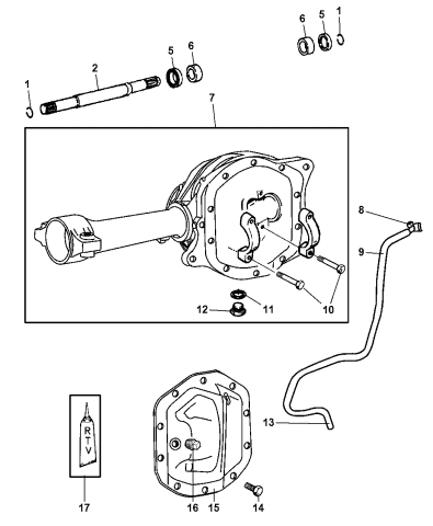 2003 Jeep Liberty Front End Parts Diagram