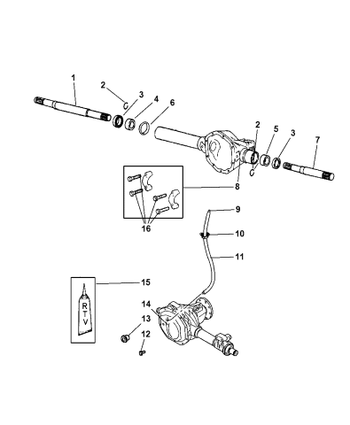 2004 dodge ram 1500 differential