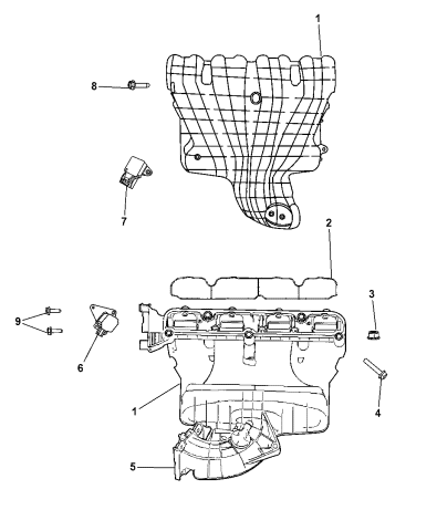 2009 jeep patriot intake manifold runner control