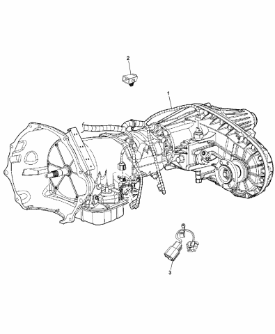 Wiring - Transmission - 2015 Ram 2500