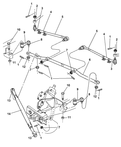 Steering Linkage - 1999 Dodge Ram Van