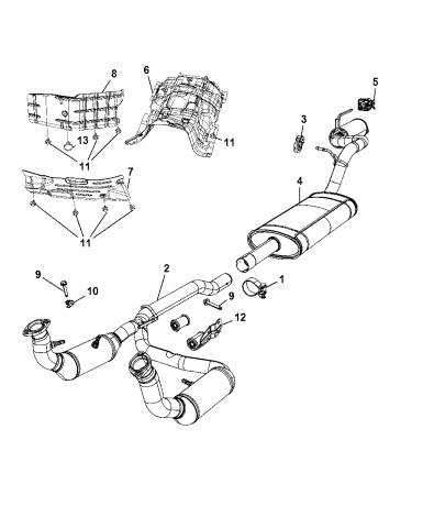 dodge nitro catalytic converter