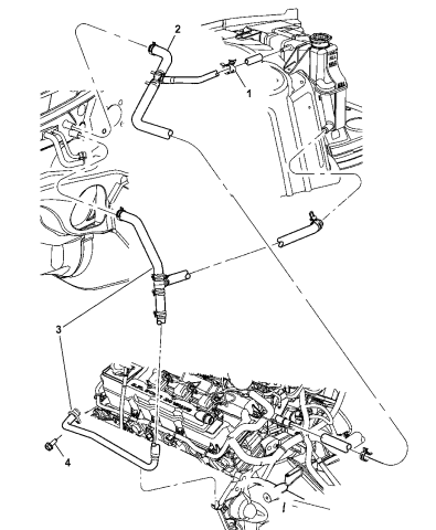 Heater Plumbing - 2006 Chrysler 300