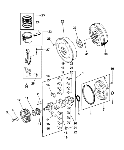 52104139 - Genuine Mopar Flexplate-torque Converter Drive