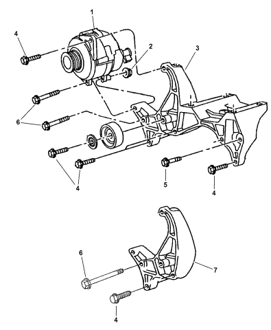 1997 dodge ram 1500 alternator