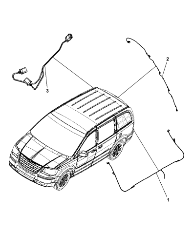 Wiring Chassis & Underbody - 2011 Chrysler Town & Country