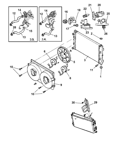 55116901AA - Genuine Mopar CAP-RADIATOR