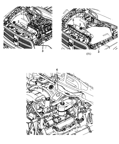 Engine Compartment - 2013 Ram 1500