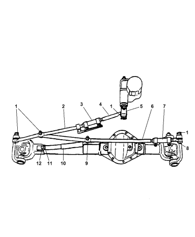 Linkage, Steering - 2006 Dodge Ram 3500