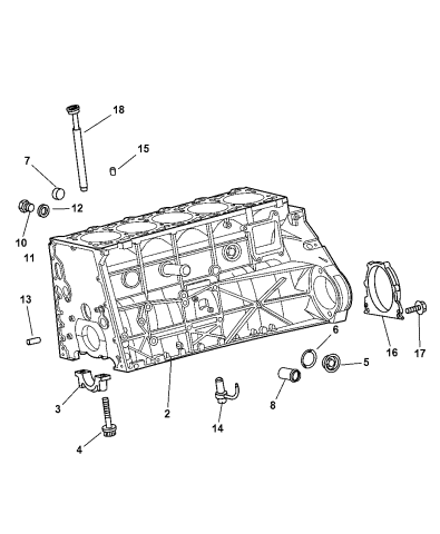 Cylinder Block & Related Parts - 2004 Dodge Sprinter 2500