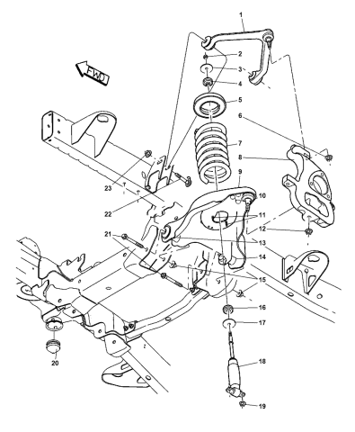 2005 dodge ram 1500 lower control arm