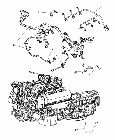 Wiring - Engine - 2011 Jeep Grand Cherokee