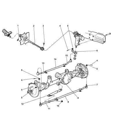 Steering Linkage - 2002 Jeep Grand Cherokee