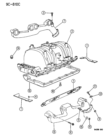 Manifolds - Intake & Exhaust - 1996 Dodge Ram 1500