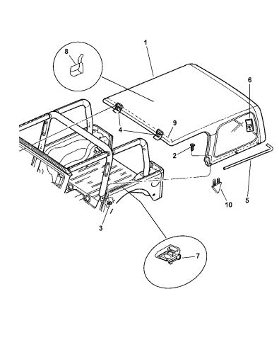 Top Enclosure - 2006 Jeep Wrangler