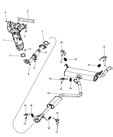 Exhaust System - 2013 Dodge Dart