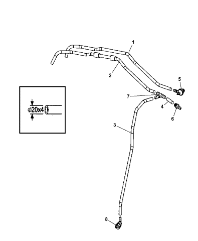 Brake & Engine Vacuum Lines - 2007 Dodge Sprinter 2500