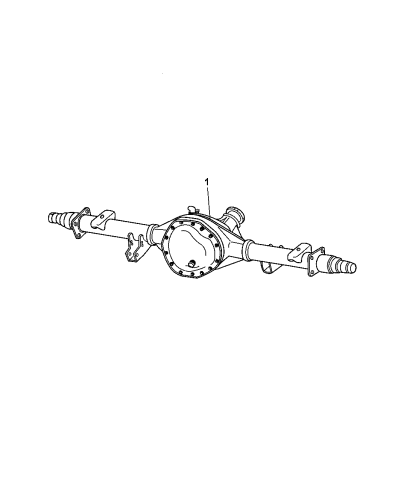 Axle Assembly, Rear - 2006 Dodge Ram 3500