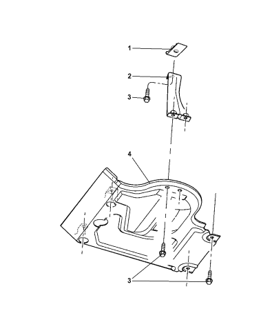 Skid Plate, Front Axle - 2003 Jeep Liberty