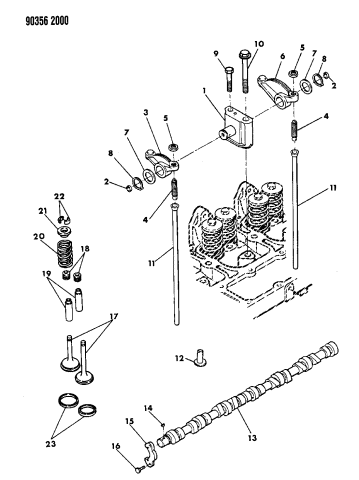 Camshaft & Valves - 1991 Dodge W250