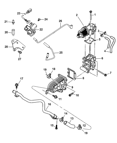 EGR System - 2006 Jeep Liberty