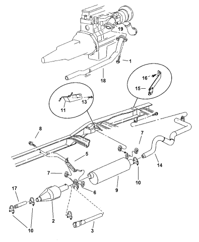 2000 dodge ram 1500 exhaust system