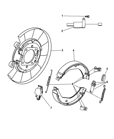 1998 Jeep Cherokee Rear Brake Diagram