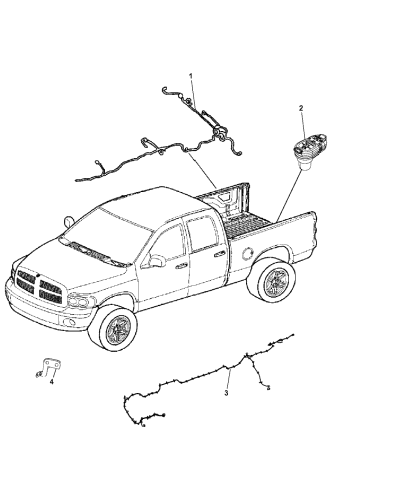 Wiring Chassis & Underbody - 2015 Ram 1500