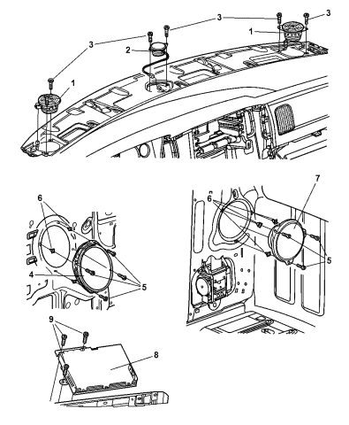 dodge ram infinity speaker replacement