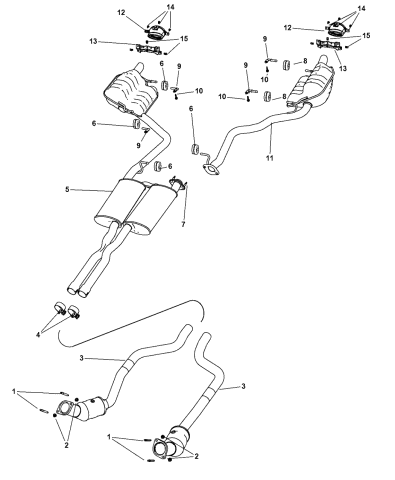 Exhaust System - 2014 Chrysler 300