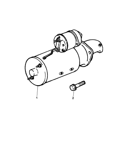 1997 Dodge Ram 1500 Starter Mounting Mopar Parts Giant