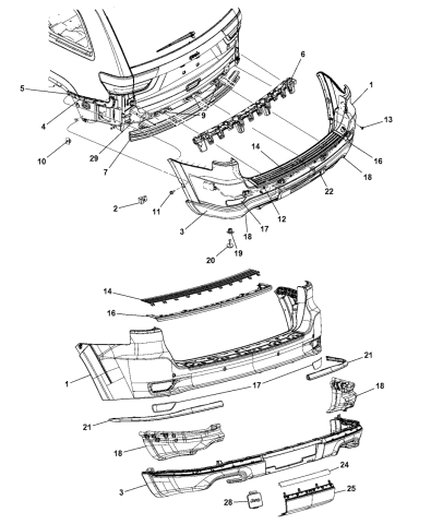 68143485AB - Genuine Mopar APPLIQUE-FASCIA