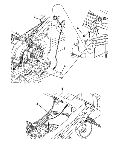 Ground Straps - Powertrain - 2008 Jeep Commander