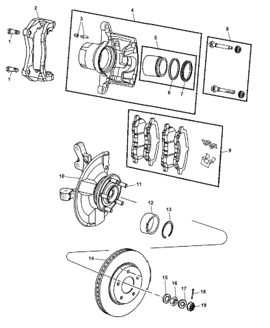 Front Brakes - 2017 Jeep Compass