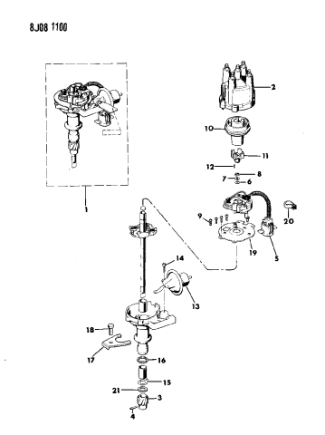 Distributor - 1987 Jeep Cherokee